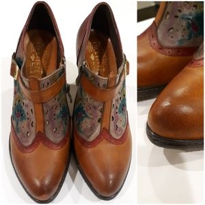 L'ARTISTE SPRING STEP LEATHER BOOTIES